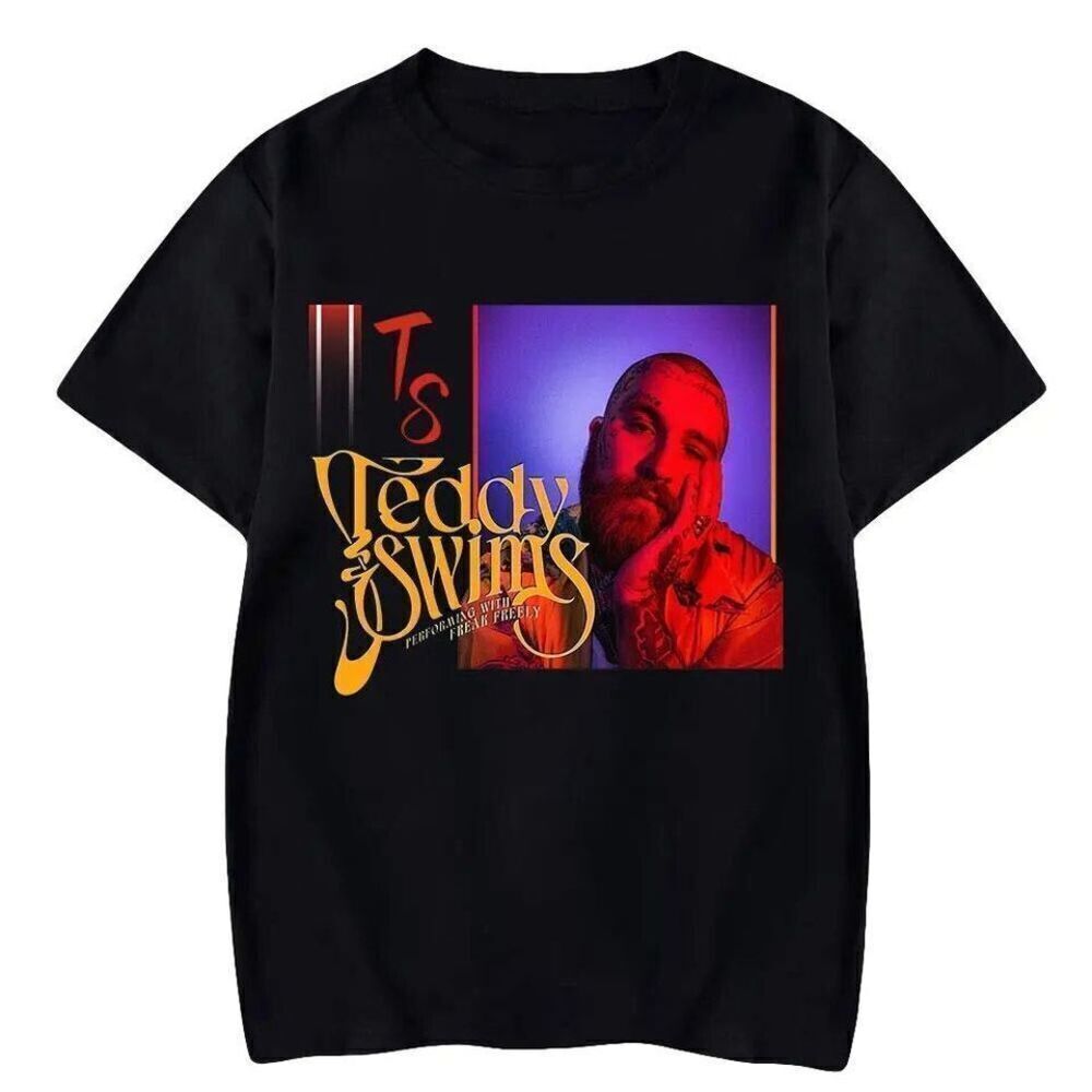 Teddy Swims Singer Concert Fan Music Retro Graphic Unisex T-Shirt
